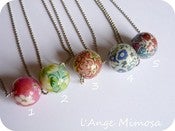 Image of Collier "bonbon de liberty"