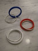 Image of Marc Monzó silver and plastic bracelets 