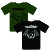 Image of 'Rattlesnake Woman' T-Shirt (Green/Black)