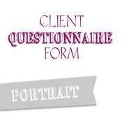 Image of Portrait Questionnaire Form