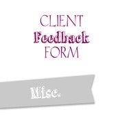 Image of Feedback Form