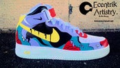 Image of "Beautiful Destruction" Custom Air Force One Mid (w. free t-shirt)