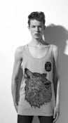Image of SS2012: Basic Tanktop Unisex "LUPO". Gray or white.