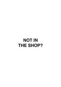 Image of Not in the Shop?