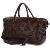 Image of Handmade Antique Genuine Leather Traveling Bag Messenger Bag (n61)