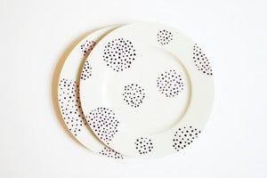 Image of Pink Kiwi, Porcelain Plate <b><i><span style="color: #ea9999;"></i></span></b>