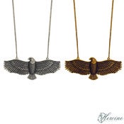 Image of Eagle Necklace Silver/Gold