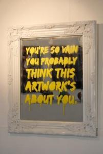 Image of "You're so Vain" by Eye - Saw, yellow