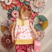 Image of The Butterfly Baby Top Pattern with Flutter Sleeve Size 0 to 24 months