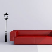 Image of Antique Street Lamp Vinyl Wall Decal
