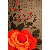 Image of rough rose rug