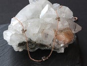 Image of Chocolate Diamond and 14kt Rose Gold Necklace