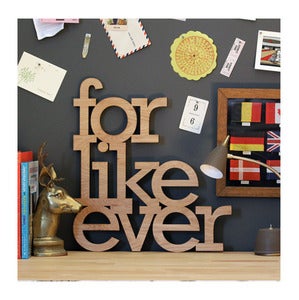 Image of for like ever sign