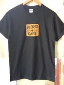 Image of Lucky's Cafe Rocking T-Shirt (Black)