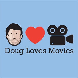Image of Doug Loves Movies T-Shirt - Blue