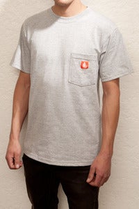 Image of OSS Pocket tee (grey and orange)