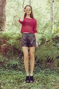 Image of Lilya Leather Short