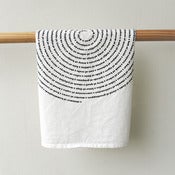 Image of Organic Tea Towel - Collective Animal Nouns Spiral