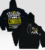 Image of Unite & Conquer Zip Up - Black