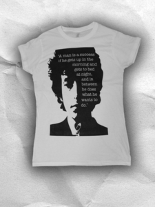 Image of What Bob Dylan Said Ladies Fit T Shirt