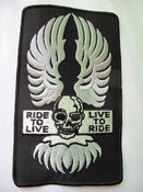 Image of HD Ride to live live to ride patch