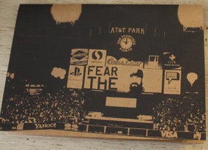 Image of San Francisco Giants Lover's note cards