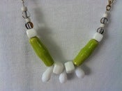 Image of Afterlife Green and White Stone Necklace