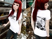 Image of S4L LADIES 'KABUSTACHE' WHITE T 