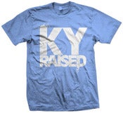 Image of KY Raised in Light Blue & White