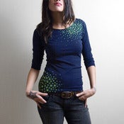 Image of Star Moss Boat Neck Shirt