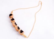 Image of Hand Carved Boxwood and Sand Necklace