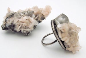 Image of Pink Barite Specimen Ring