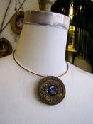 Image of Rustic Zircon Cowgirl Buckle Necklace