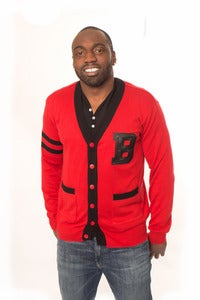 Image of Red & Black Premium Cardigan