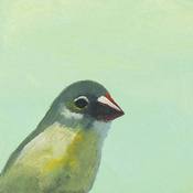 Image of Green Bird Panel by The Mincing Mockingbird