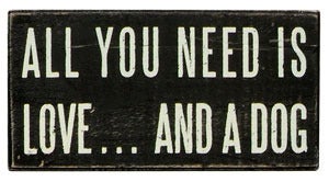 Image of Box Sign All You Need is Love