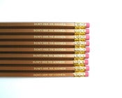 Image of pencils - don't hide the madness - 9 gold pencils