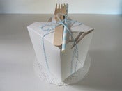 White Noodle Boxes