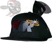 Image of The "Hardwood" Black Snapback Hat Cap Joe Rocken EXCLUSIVE