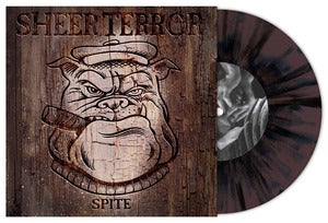 Image of Sheer Terror - Spite 7" Brown/Black Splatter Vinyl