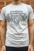 Image of *NEW* NEON BUBBLE TEE - Grey Marle/BLK