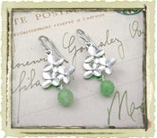 Jewelry: "Green Flora" in Silver