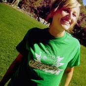 Image of Geekscape Stressed Logo Shirt - Jonny Hulk Green