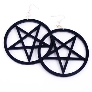 Image of Pentagram Earrings
