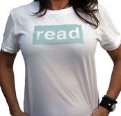Image of read ladies tee