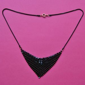 Image of Vintage 80's Geometric Chainmail Necklace (various Colours) 20% Off!
