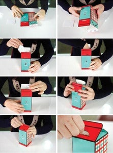 Image of Tirelire en carton DIY