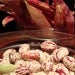 Image of Bean - Borlotti fire tongue bush