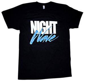 Image of HYPER CRUSH x LA GEAR NIGHT WAVE T-SHIRT (Black)