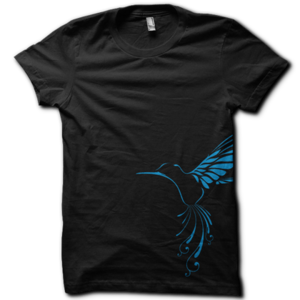 Image of Womens Bird T-shirt - Black